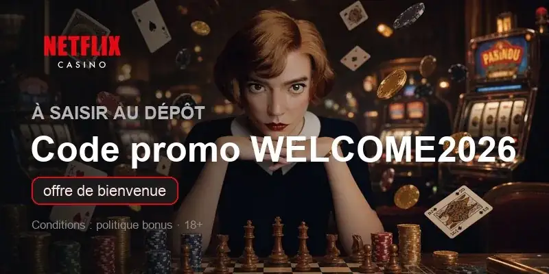 À saisir au dépôt — Code promo WELCOME2026