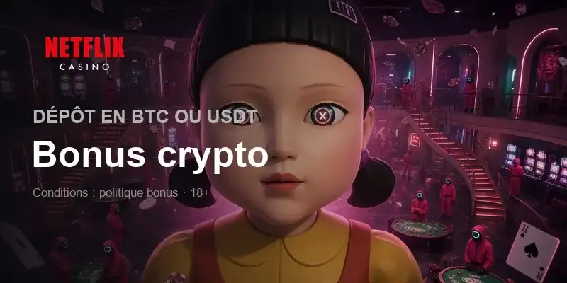 Dépôt en BTC ou USDT — Bonus crypto
